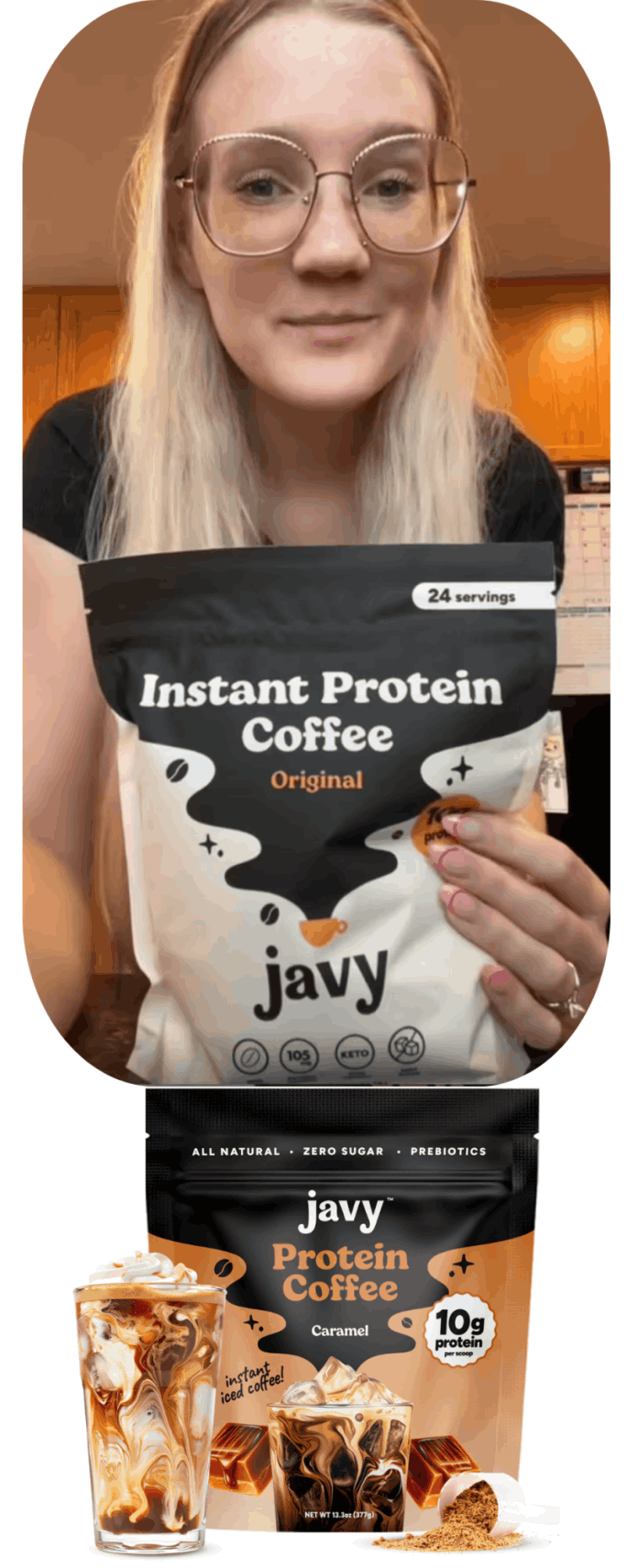 Javvy Coffee Protein Powder